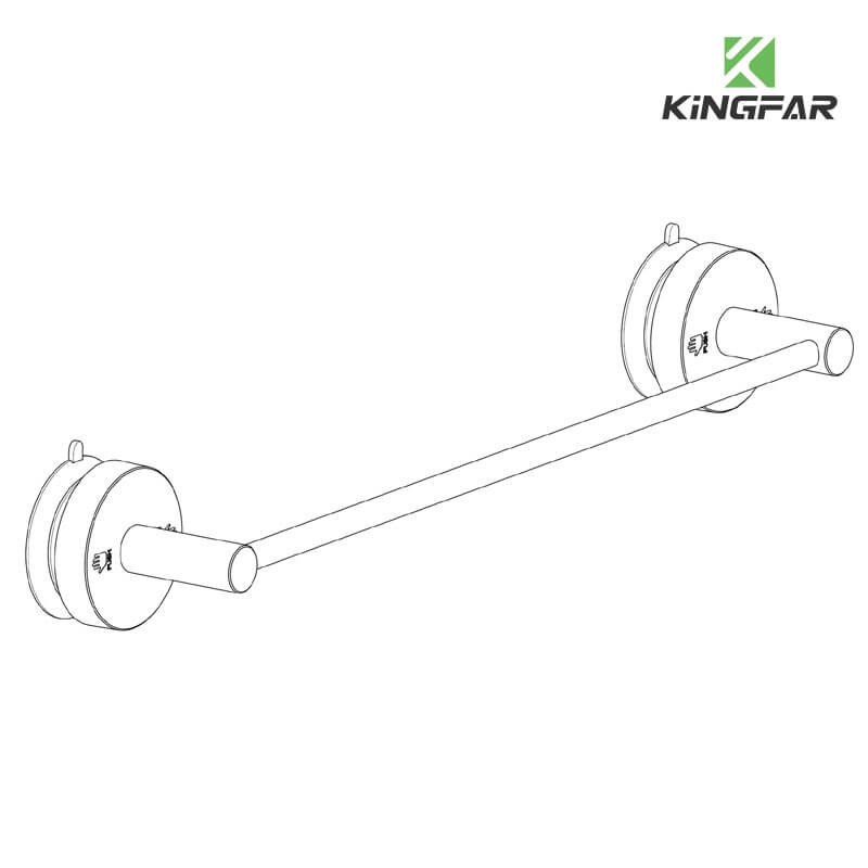 suction cups towel bar