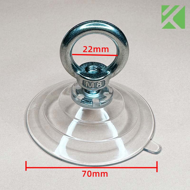 70mm suction cup with ring